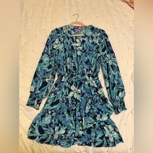 Lilly Pulitzer Cristiana long-sleeve dress. Size 8.